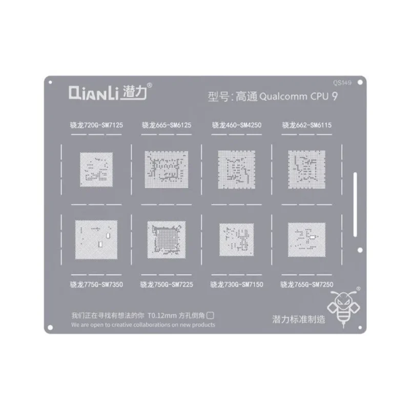 شابلون کیانلی Qianli QS149 Qualcomm CPU 9